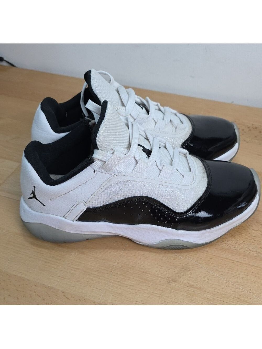 Kids Black and White Sneakers 6.5Y